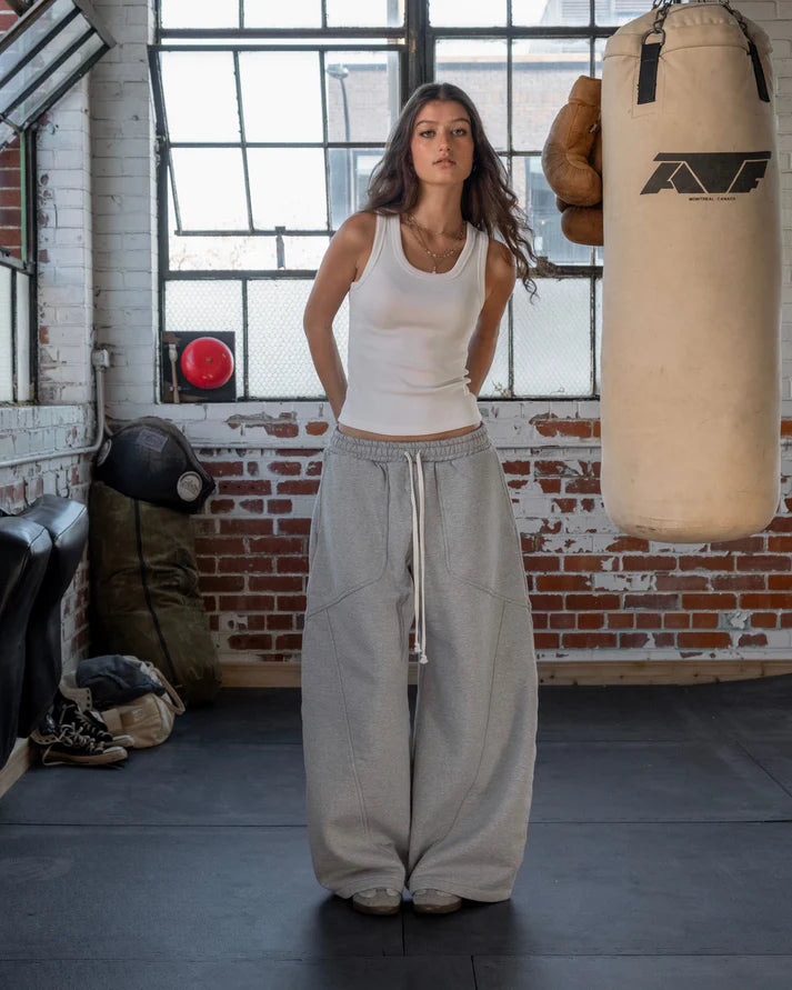 WIDE-LEG SWEATPANTS